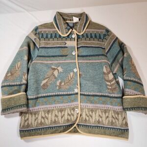 VTG IVY Made in USA Jacket Womens M Grannycore Cottagecore